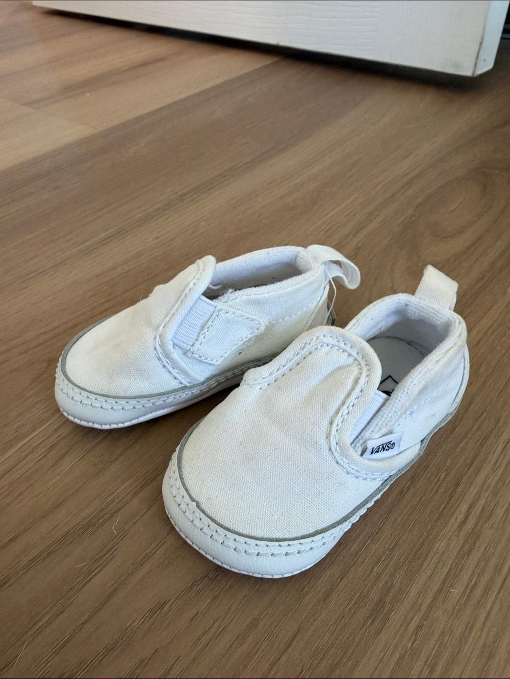 NWOT Vans Baby Slip-On Canvas Sneakers
